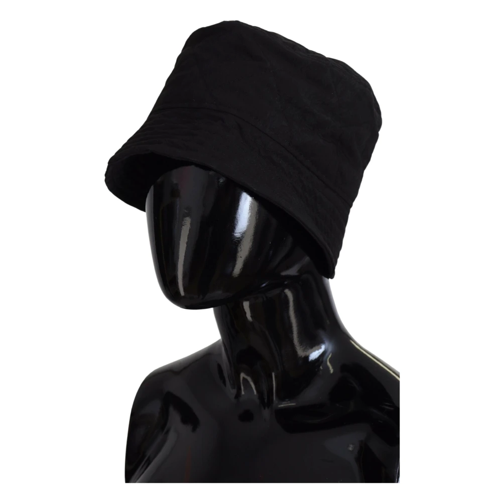 Dolce & Gabbana Italiaans Vervaardigde Zwarte Bucket Hat Black Dames