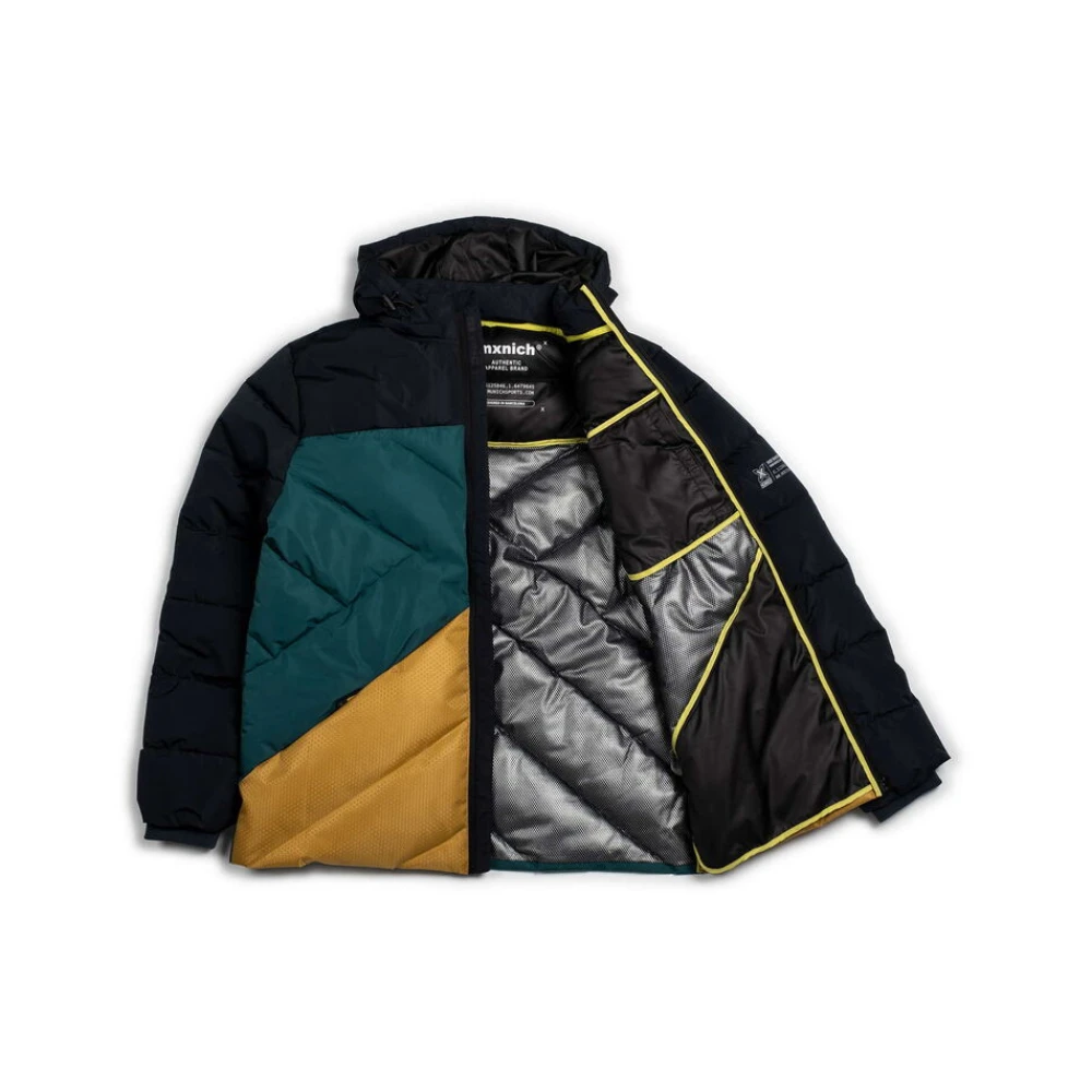 Munich Puffer Cloud Jas met Afneembare Capuchon Multicolor Heren