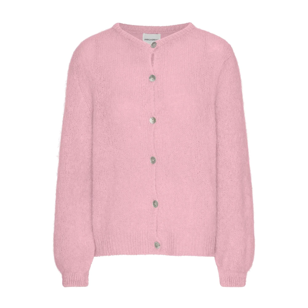American Dreams Zachte Bessen Alpaca Cardigan Pink Dames