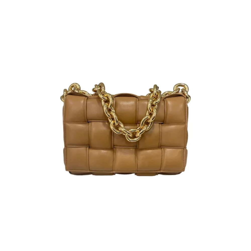 Bottega Veneta Vintage Pre-owned Canvas handbags Brown Dames