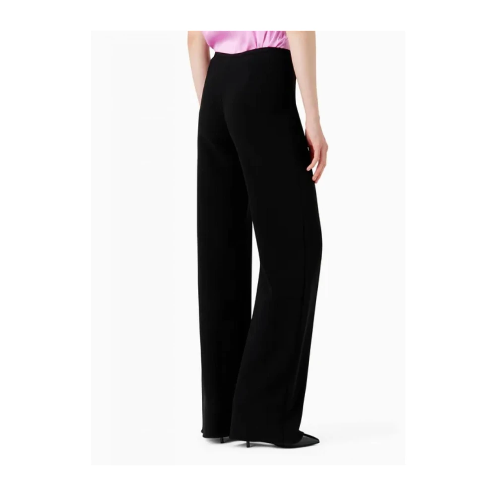 Emporio Armani Katoenen Broek Black Dames