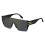 lunettes-de-soleil-noires-grises-avec-logo-dore
