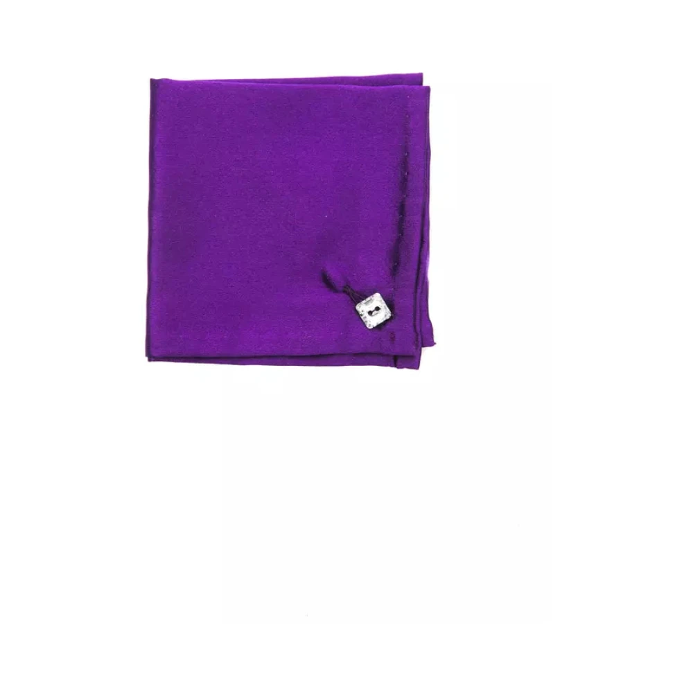 Billionaire Italian Couture Purple Sisal Ties & Bowty Purple Heren