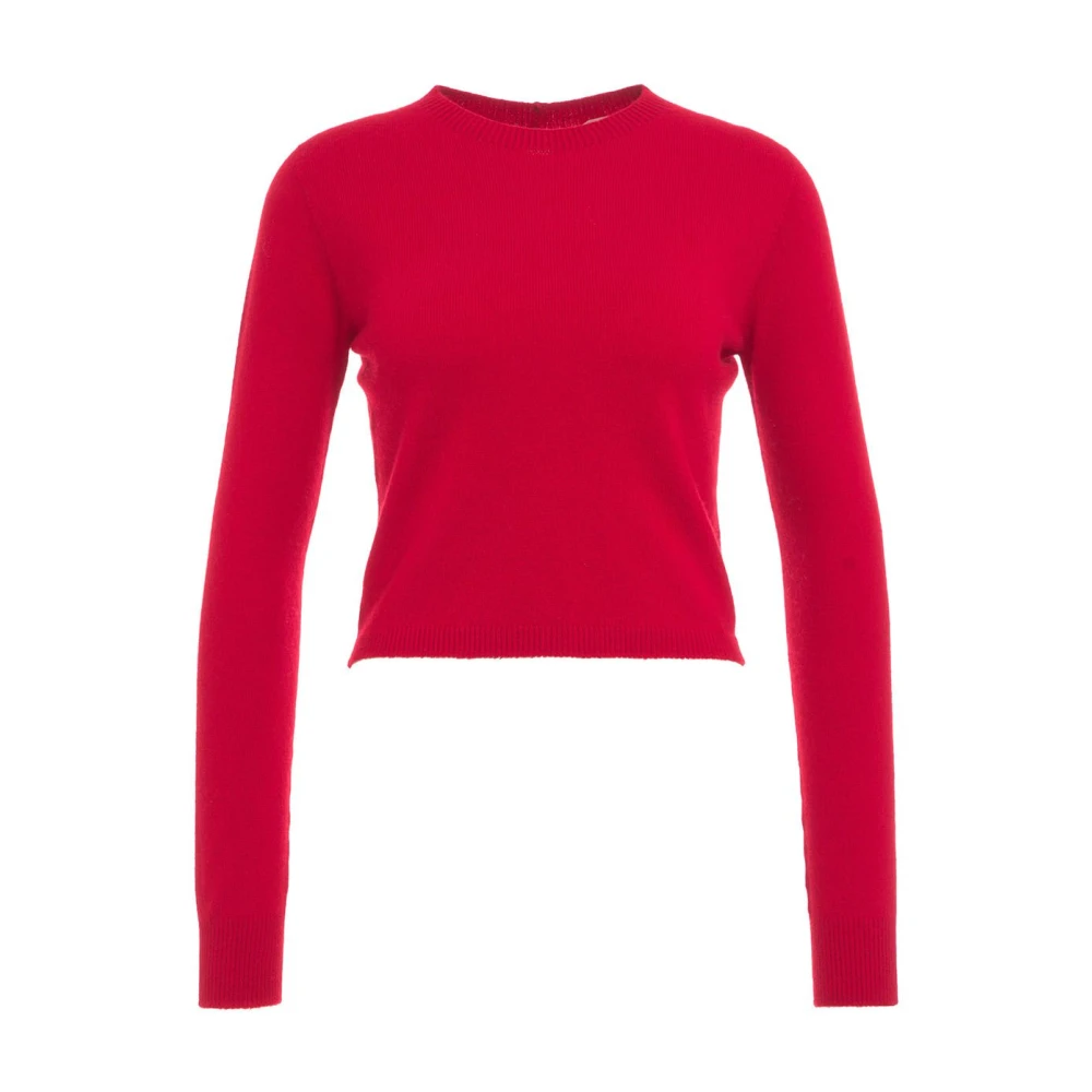 MVM Luxe Cashmere Rode Trui Red Dames