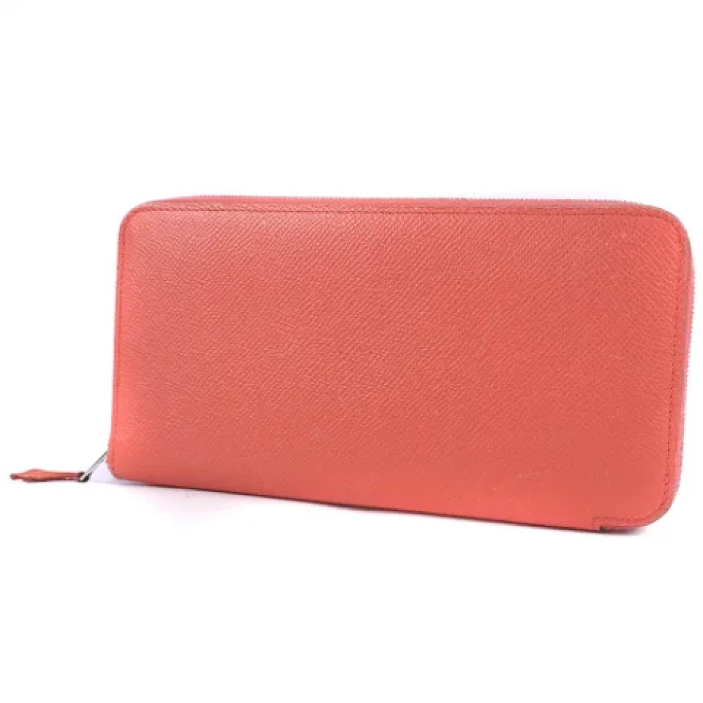 Hermès Vintage Pre-owned Leather wallets Pink Dames