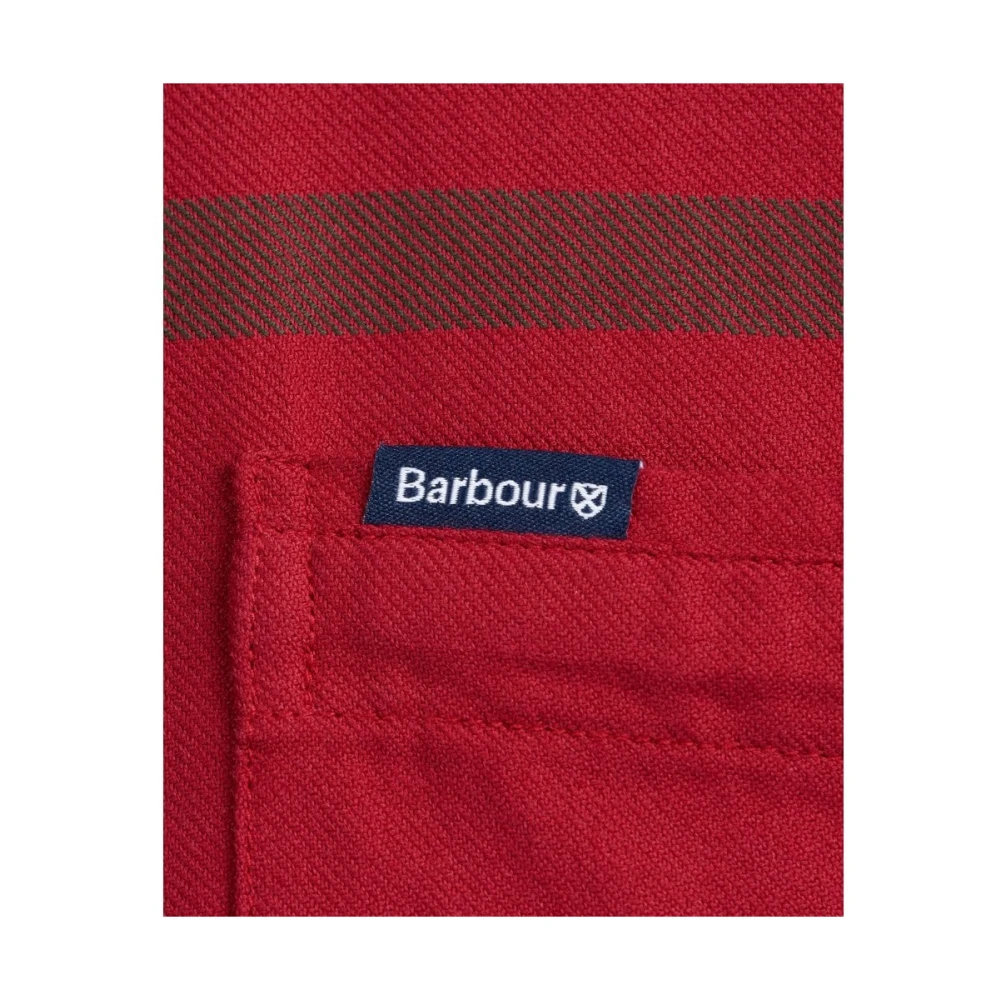 Barbour Rode Dunoon Op Maat Gemaakt Overhemd Multicolor Heren