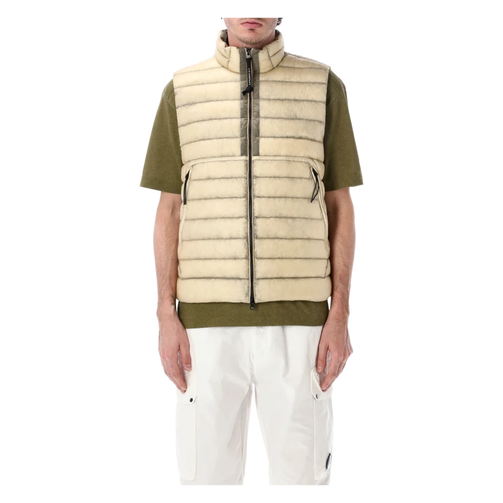 C.p. Company Men's Beige Dd Shell Vest - Waistcoats - M - Jackets