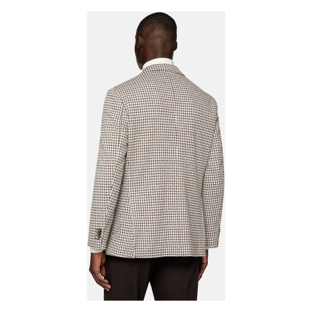 Boggi Milano B Jersey Jas Brown Heren