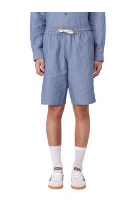 shorts-en-coton-a-rayures-bleues-coupe-decontractee