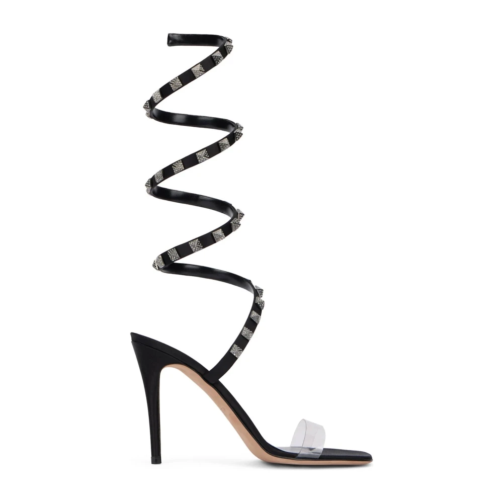 Valentino Garavani Women's Black Rockstud Sandals