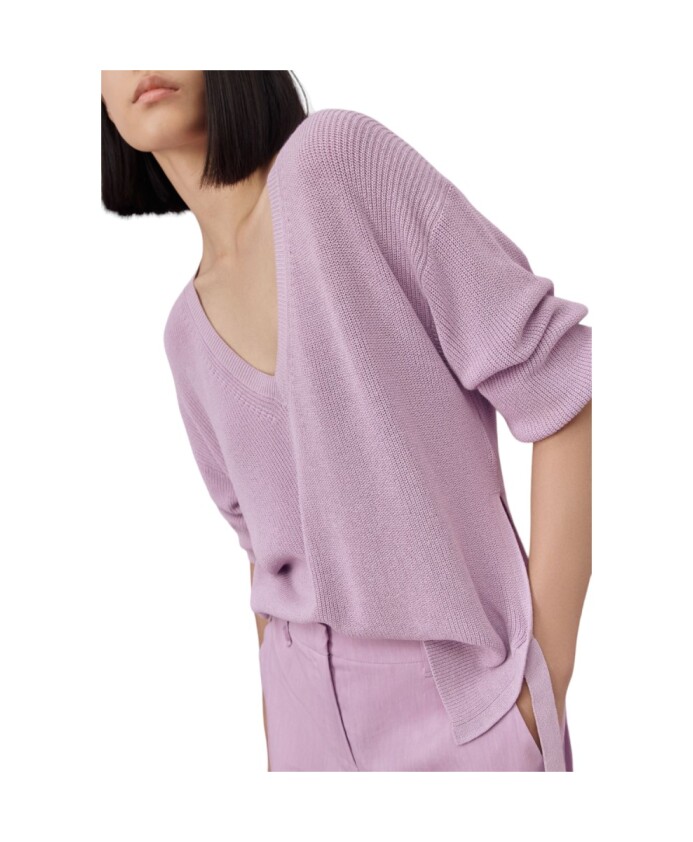 cardigan-en-maille-a-col-en-v