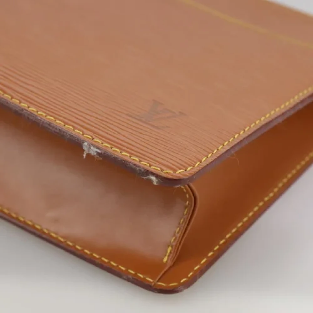Louis Vuitton Vintage Pre-owned Leather clutches Brown Dames