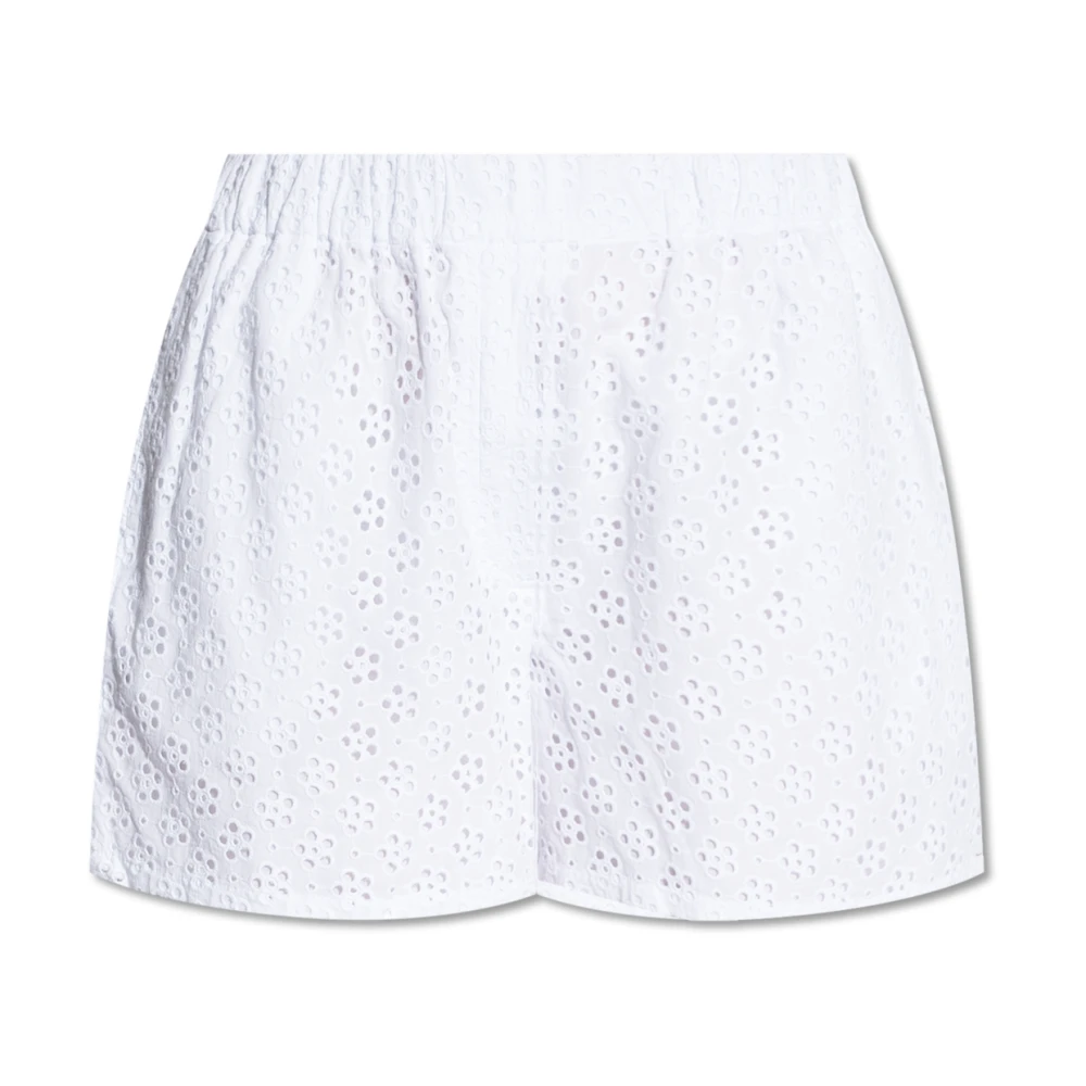 Kenzo Shorts met uitsnijdingen White Dames