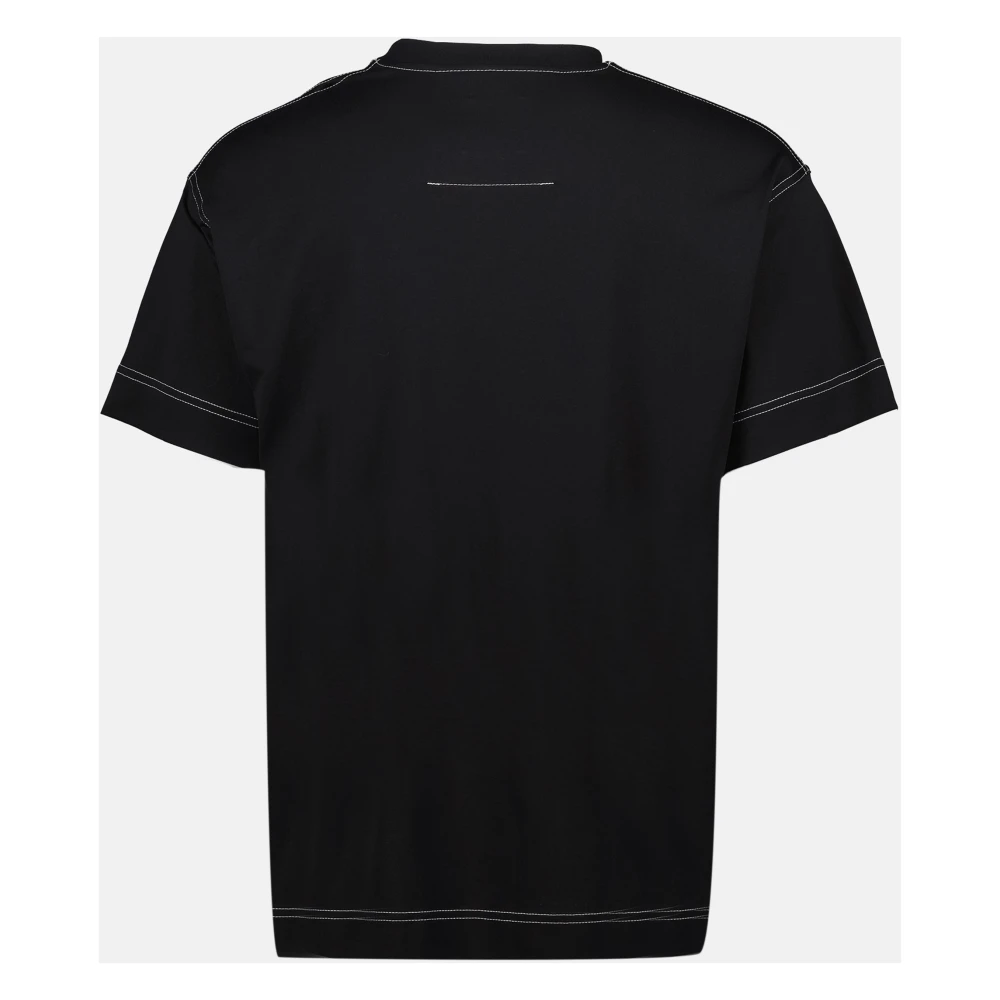 Givenchy Zwart 4G Katoenen T-shirt Lente-Zomer 2025 Black Heren