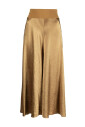 jupe-casual-jaune-avec-bord-brut
