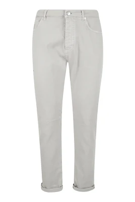 Färgade Denimbyxor