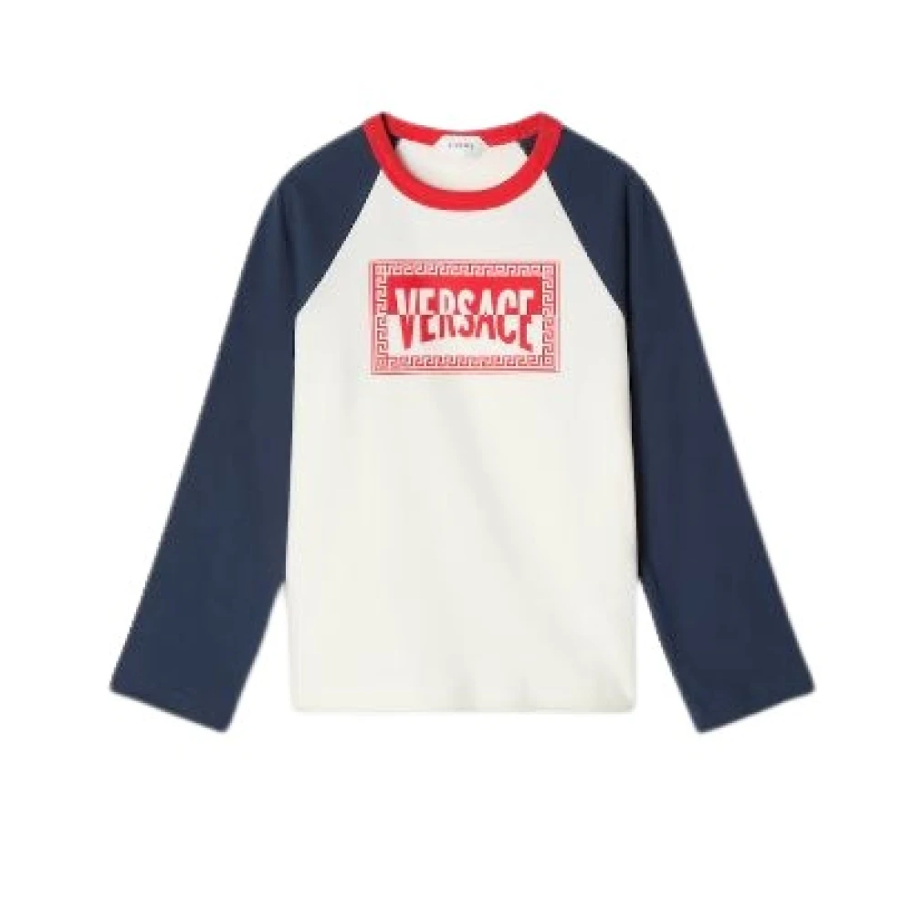 Versace , Kids Short Sleeve T-Shirts, Unisex, Multicolor, 10 Y, T-Shirts And Polos