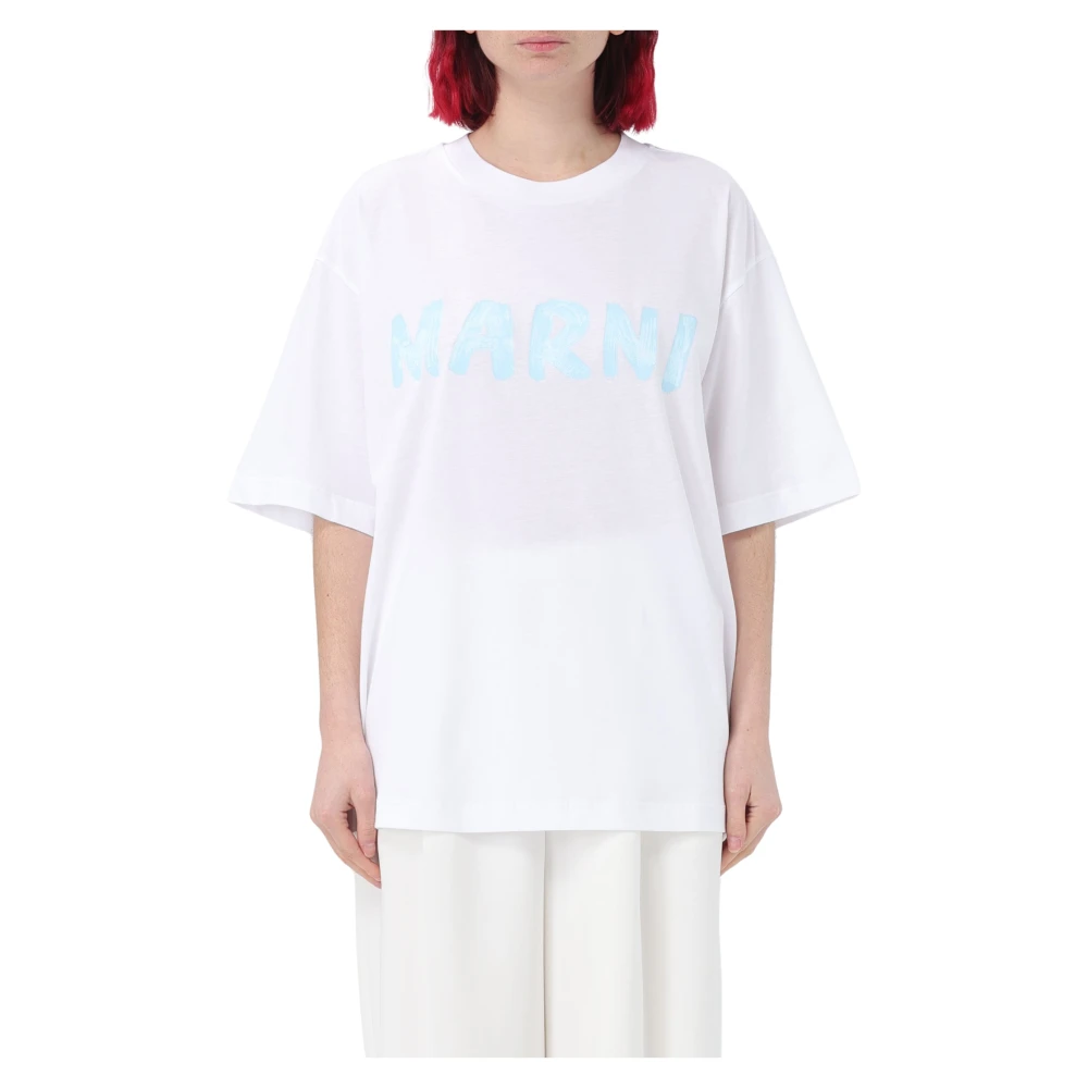 Marni Stijlvolle T-Shirt White Dames