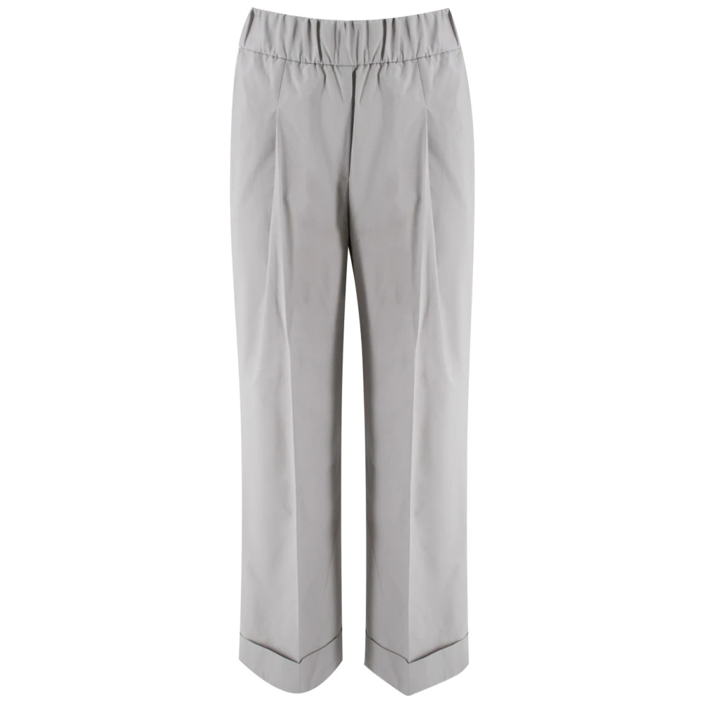 Trousers > Wide Trousers - - Le Tricot Perugia - Modalova