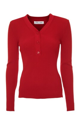 top-a-manches-longues-cotele-avec-col-en-v