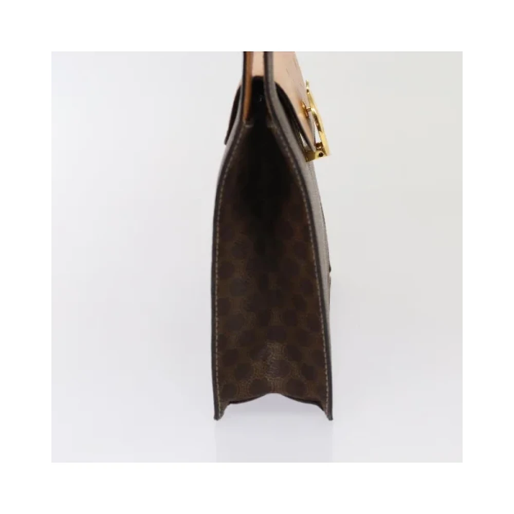 Celine Vintage Pre-owned Canvas handbags Brown Dames