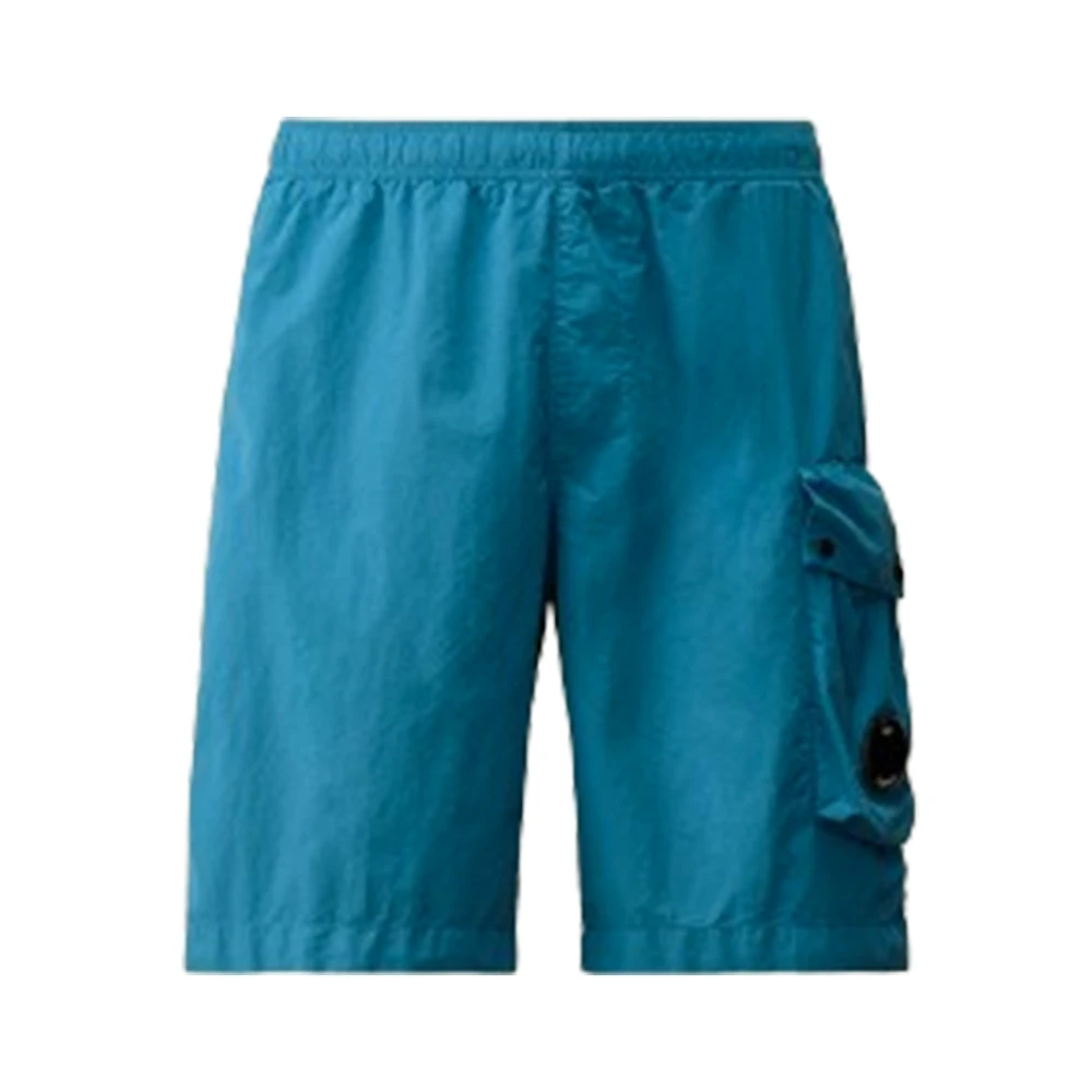 C.P. Company Nylon Cargo Swim Shorts in Ink Blue Heren