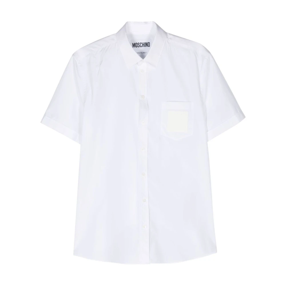 Moschino Short Sleeve Shirts White Heren