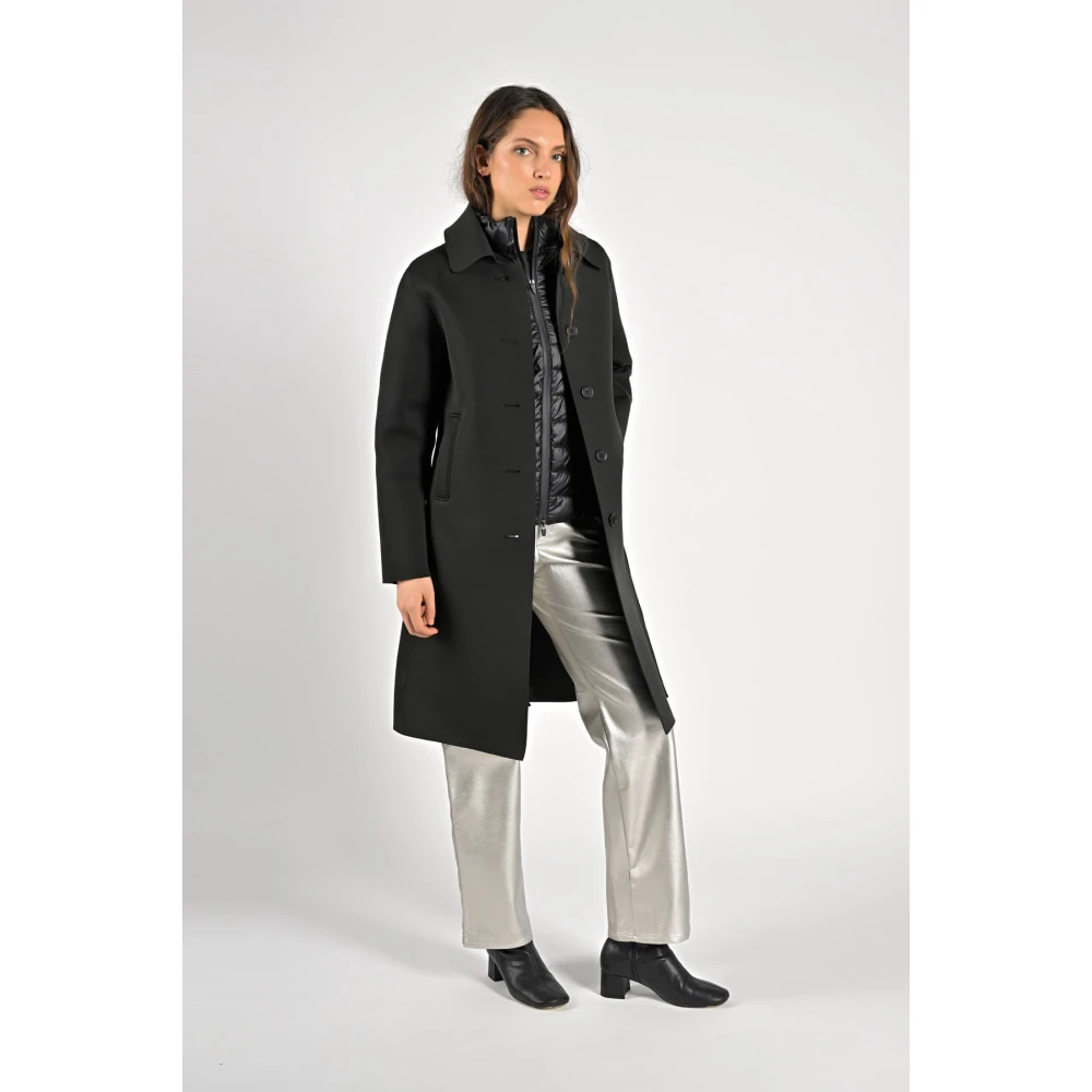 Canadian Classics Zwarte Neopreen Winterjas Black Dames