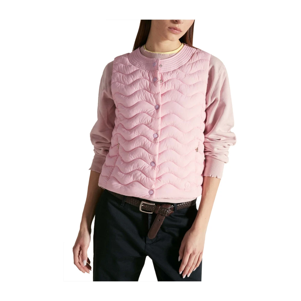 Ciesse Piumini Roze Lady Gewatteerd Vest Pink Dames