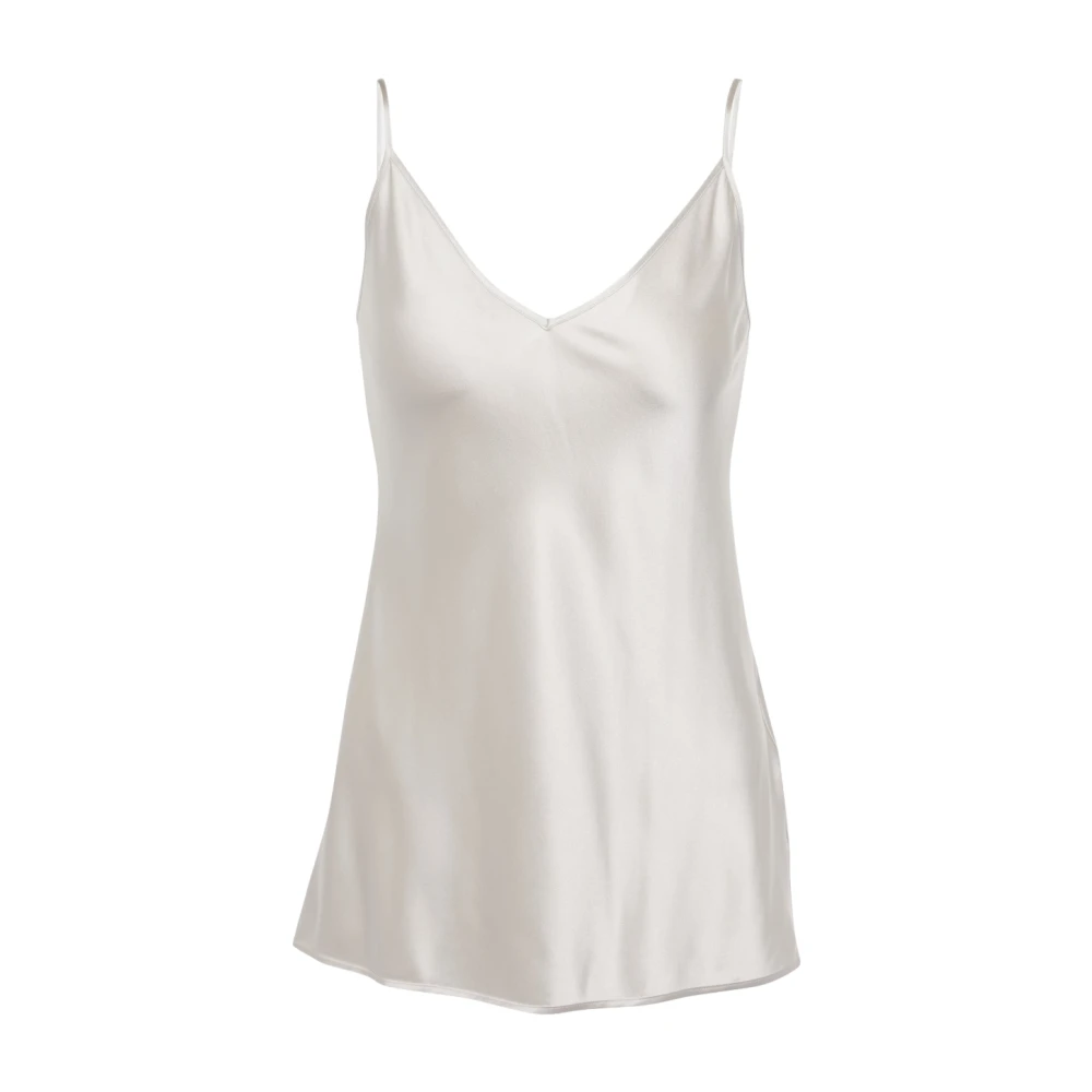Max Mara Witte Lucca Top White Dames