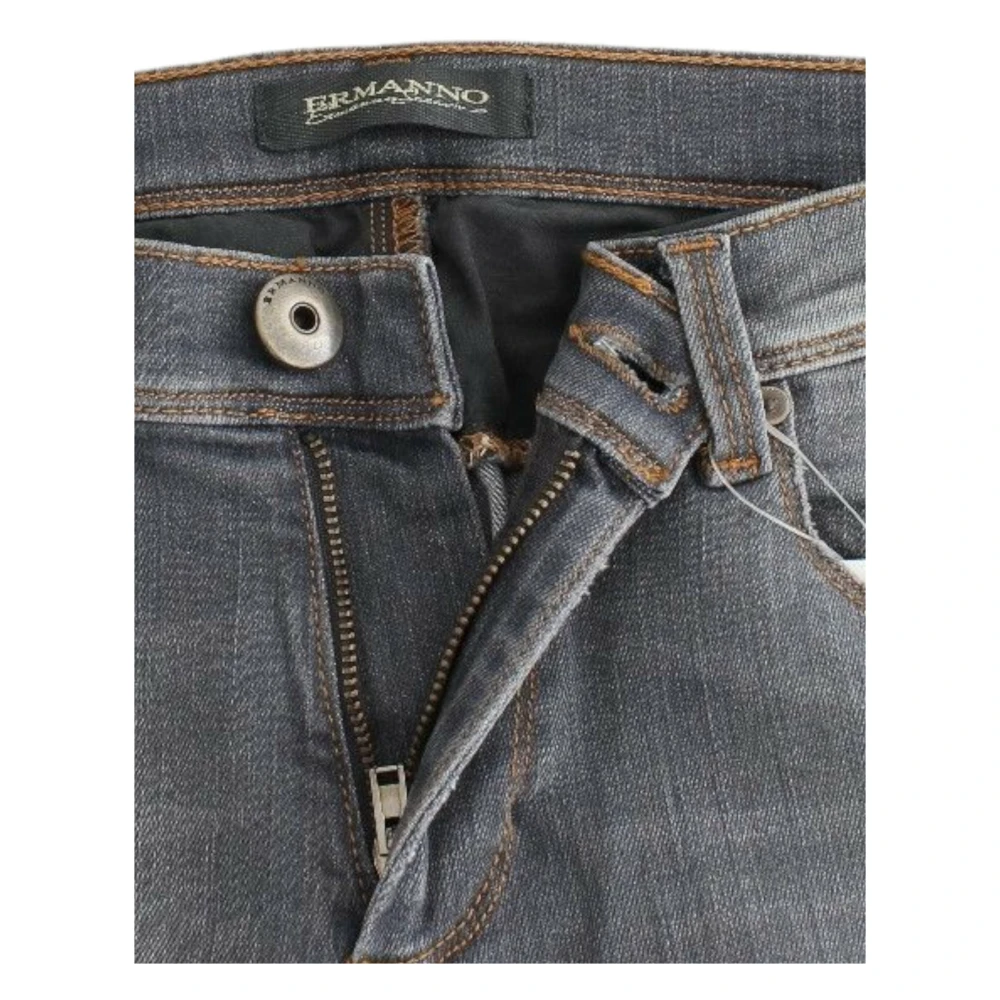 Ermanno Scervino Chic Gray Slim-Fit Skinny Jeans Gray Dames