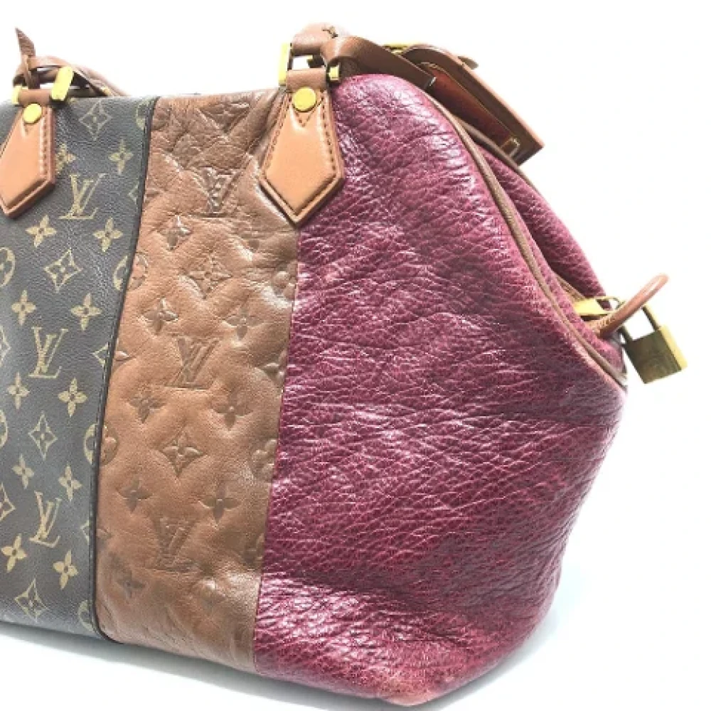 Louis Vuitton Vintage Pre-owned Cotton louis-vuitton-bags Brown Dames