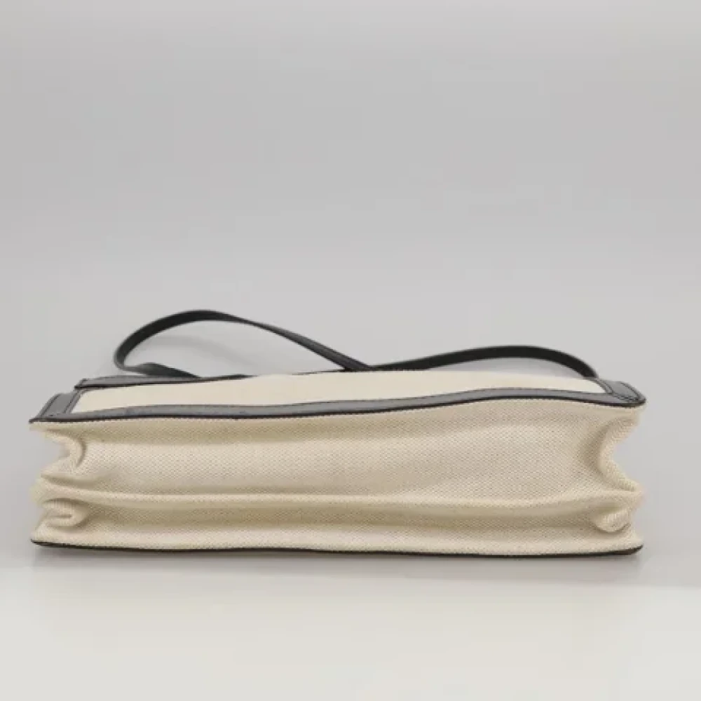Balenciaga Vintage Pre-owned Canvas balenciaga-bags Beige Dames