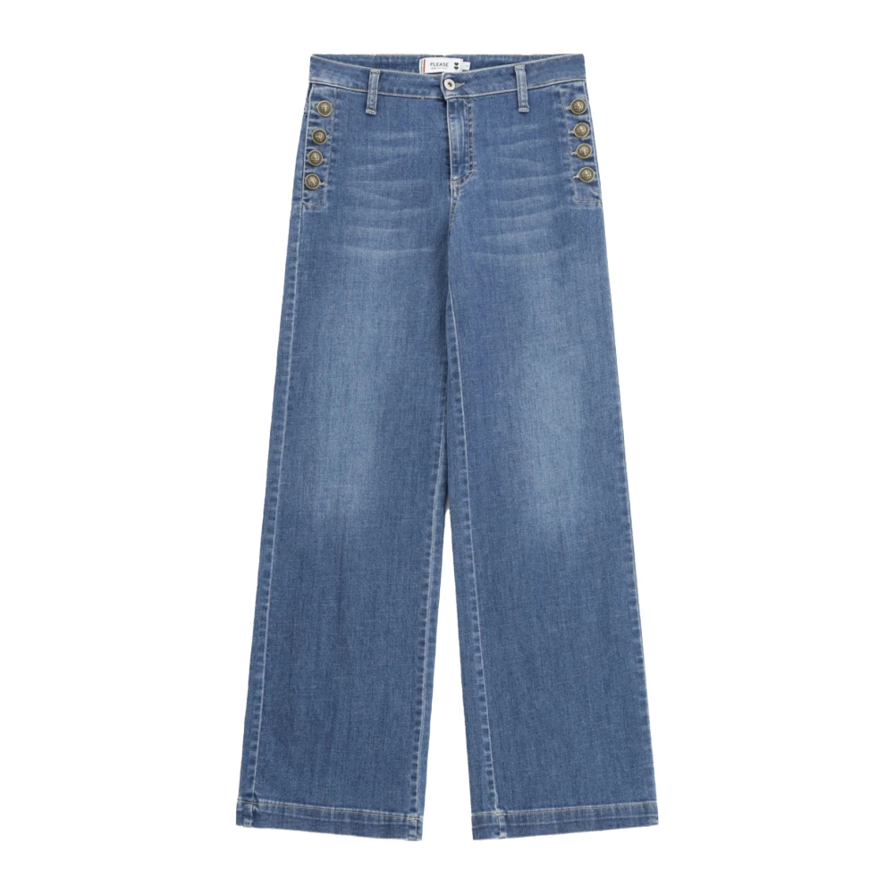 Jeans > Wide Jeans - - Please - Modalova