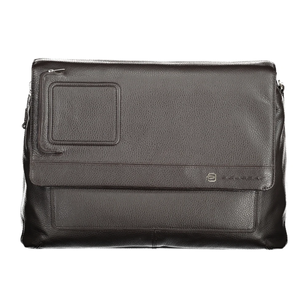 Piquadro Men's Brown Adjustable And Removable Shoulder Bag