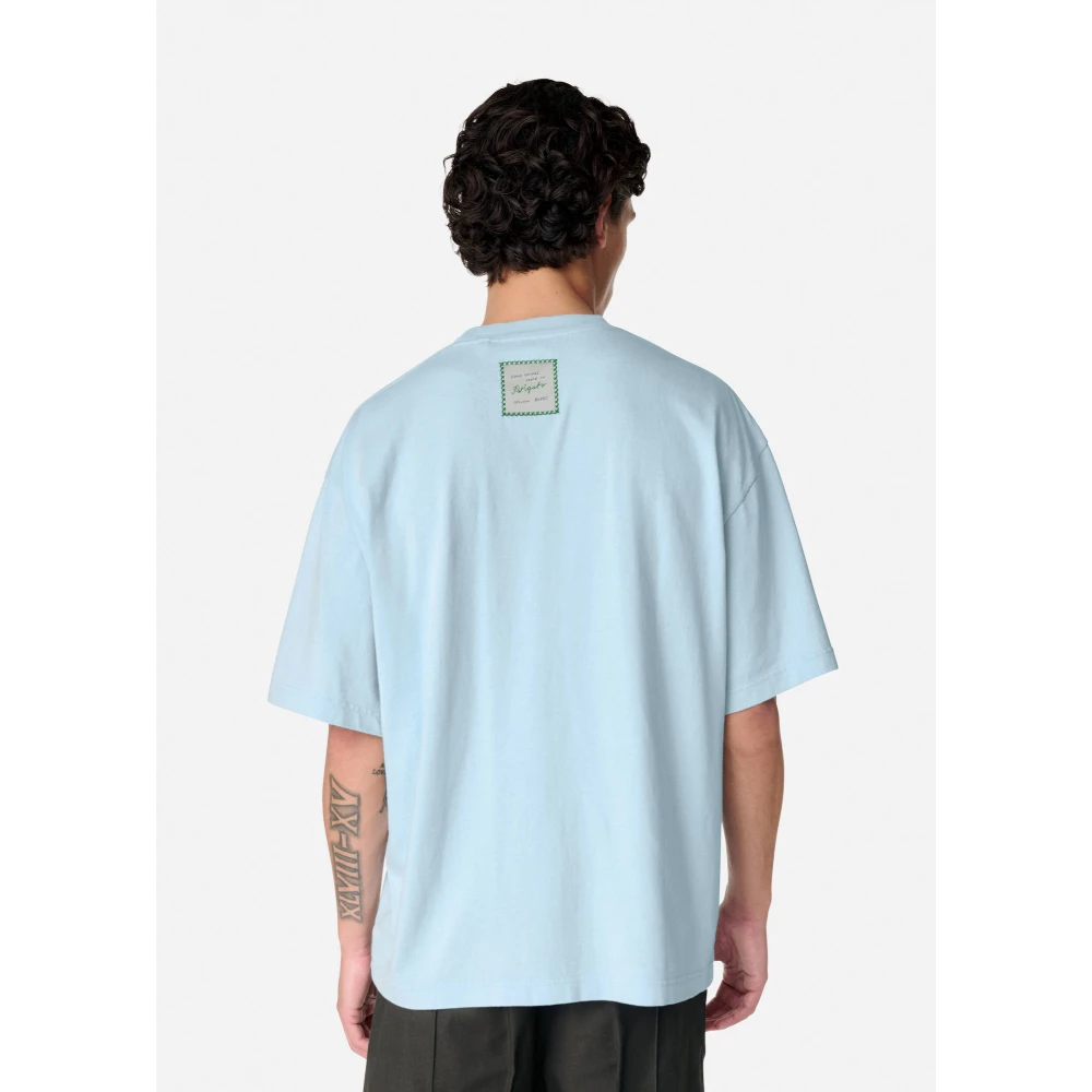 Axel Arigato Patch T-shirt Blue Unisex