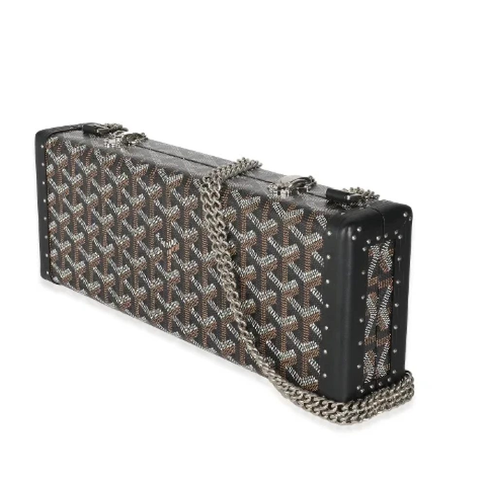 Goyard Vintage Pre-owned Canvas clutches Black Dames