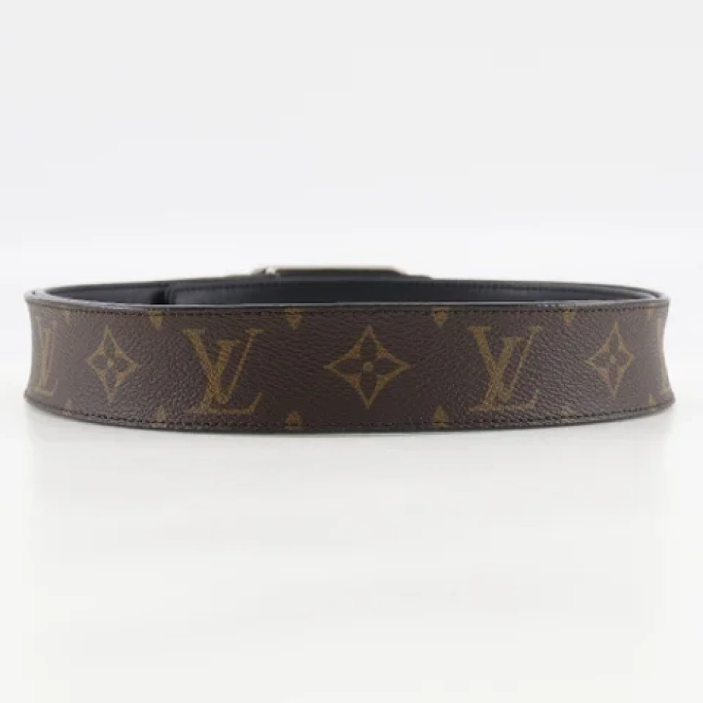 Louis Vuitton Vintage Pre-owned Canvas belts Brown Heren