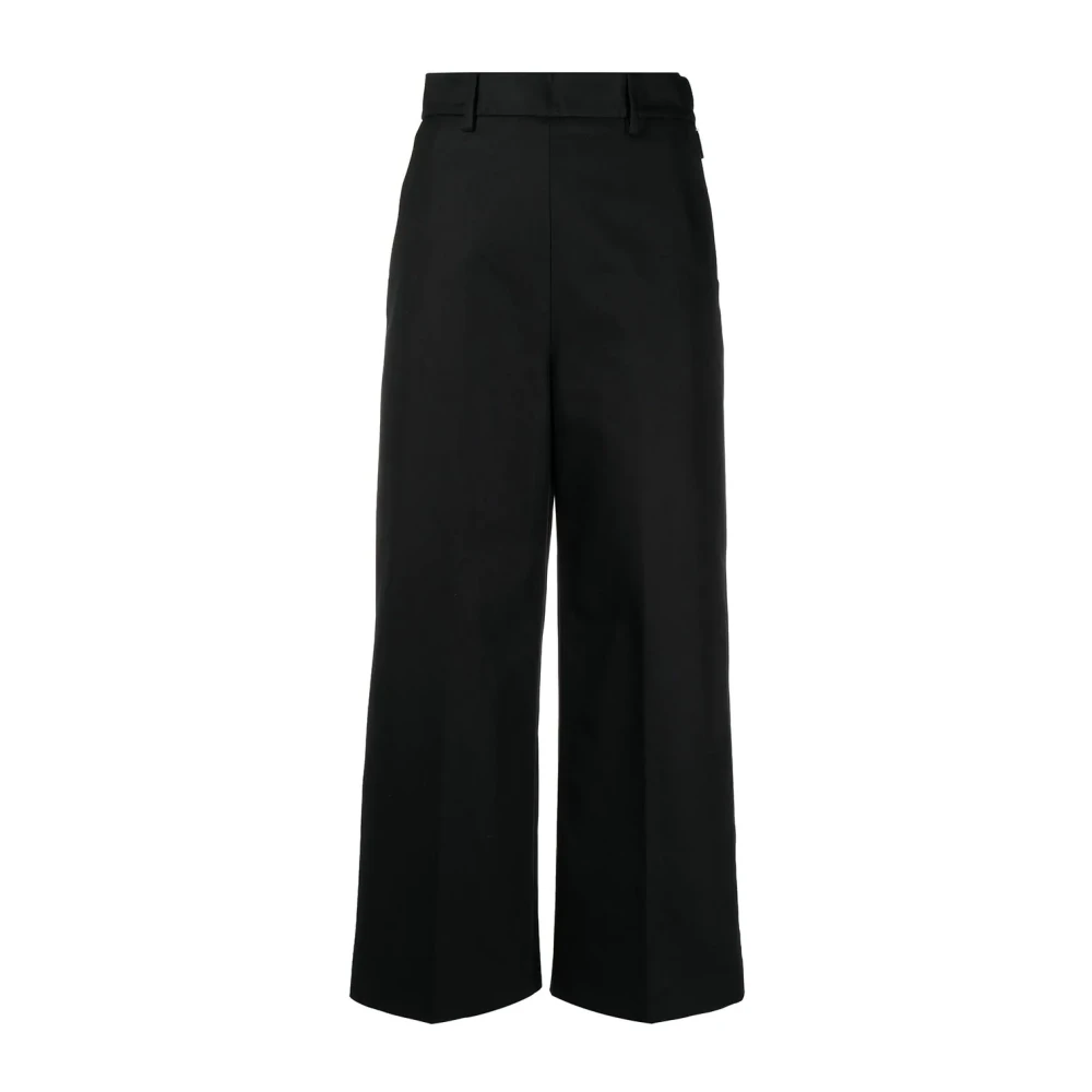 Msgm Zwarte Pantalone Broek Black Dames