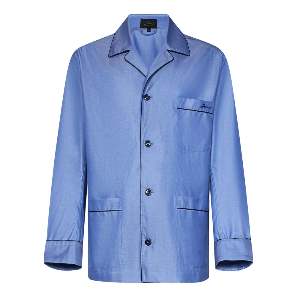 Brioni Heldere Blauwe Ondergoedset Blue Heren