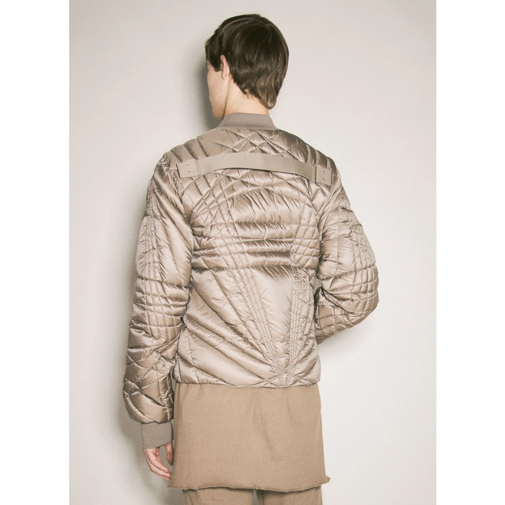 Moncler Gewatteerde Flight Down Jacket Gray Heren