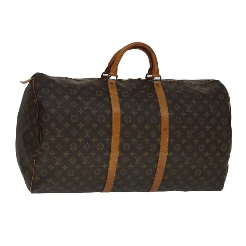 Louis Vuitton Vintage Pre-owned Canvas travel-bags Brown Dames
