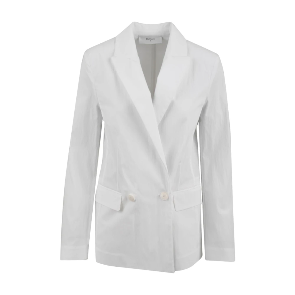 Beatrice .B Women's White Jacket Model 24Fe3887 Pop31 1