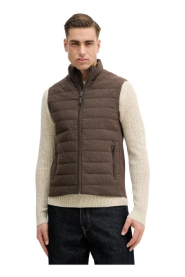 Gilet i fiskbensmönster