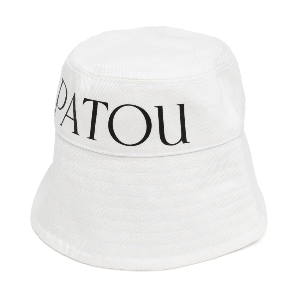 Patou Witte Bucket Hat White Dames