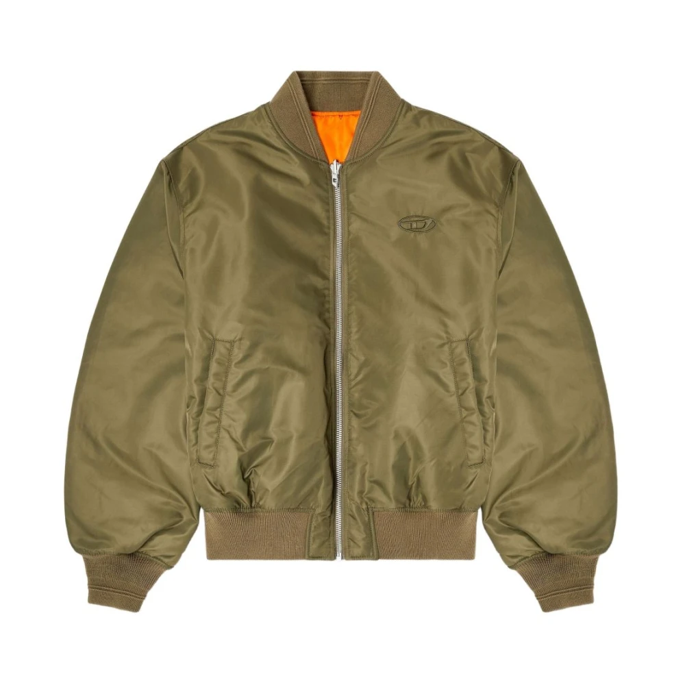 Diesel Men's Green Giacca Bomber W-Type-D1