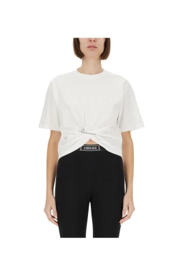 Cotton Embroidered Logo T-Shirt