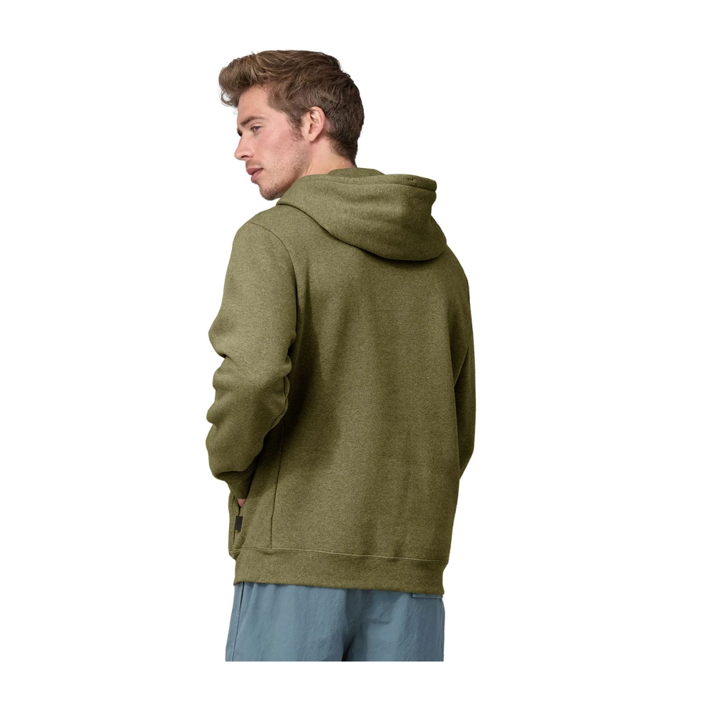Patagonia Logo Uprisal Hoody Green Heren