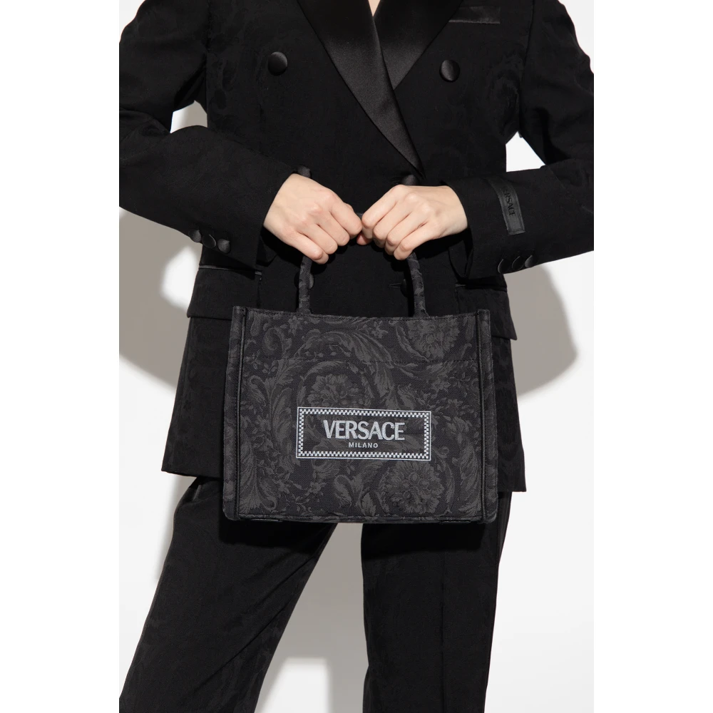 Versace Barocco Athena Small schoudertas Black Dames