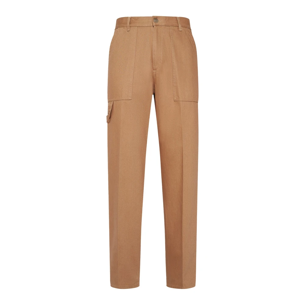 Philippe Model Men's Brown Straight Trousers, Xl, Trousers